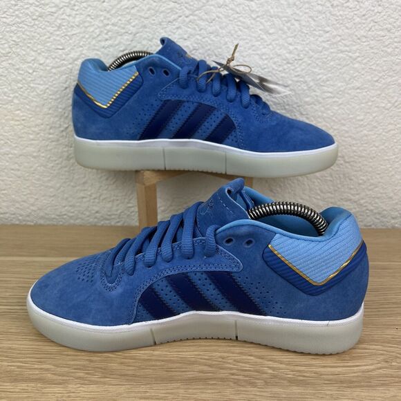 Adidas Skateboarding Tyshawn Jones Sky Blue Suede Size 5 H04934 Icy Soles - Picture 6 of 11